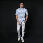 Koko Izhan Lengan Pendek 4122 Blue Grey