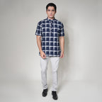 Koko Izhan Lengan Pendek 4123 Navy