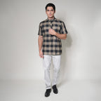 Koko Izhan Lengan Pendek 4124 Brown