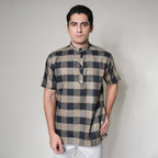 Koko Izhan Lengan Pendek 4124 Brown