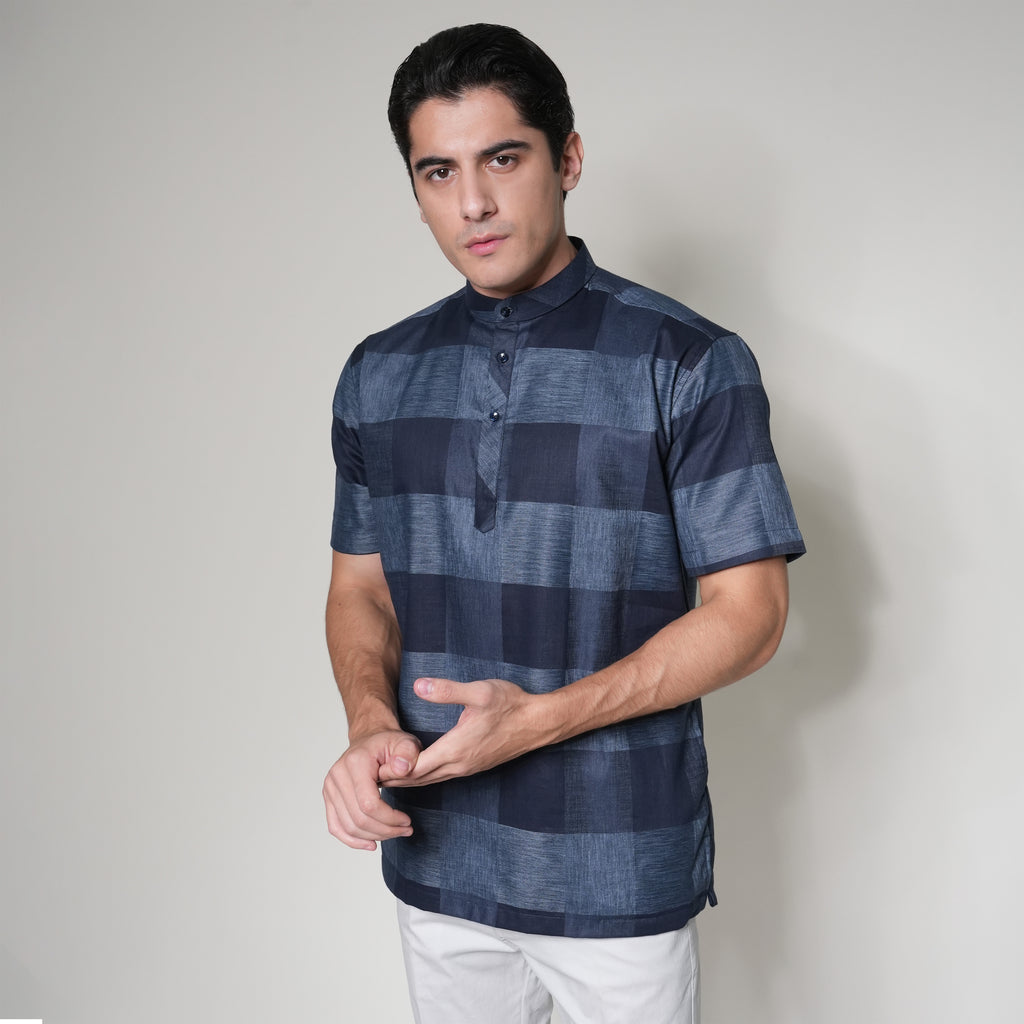 Koko Izhan Lengan Pendek 4125 Dark Navy