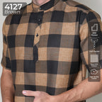 Koko Izhan Lengan Pendek 4127 Brown