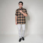 Koko Izhan Lengan Pendek 4127 Brown