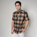 Koko Izhan Lengan Pendek 4127 Brown