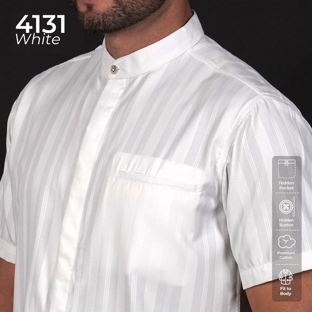 Koko Musa Lengan Pendek 4131 White