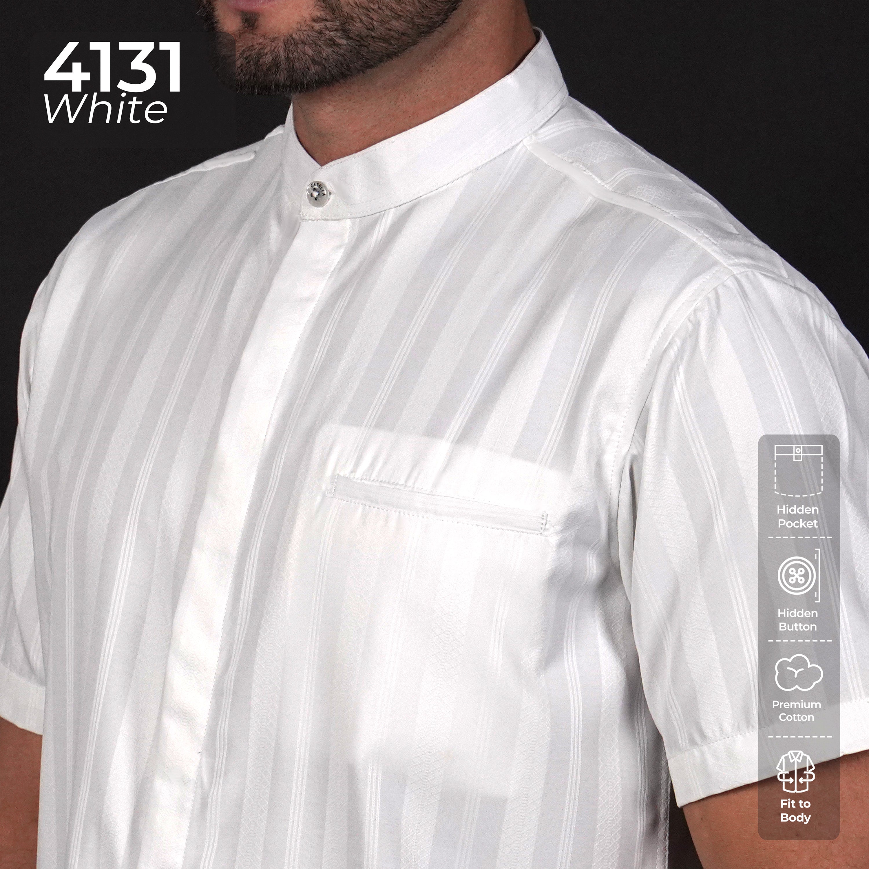 Koko Musa Lengan Pendek 4131 White