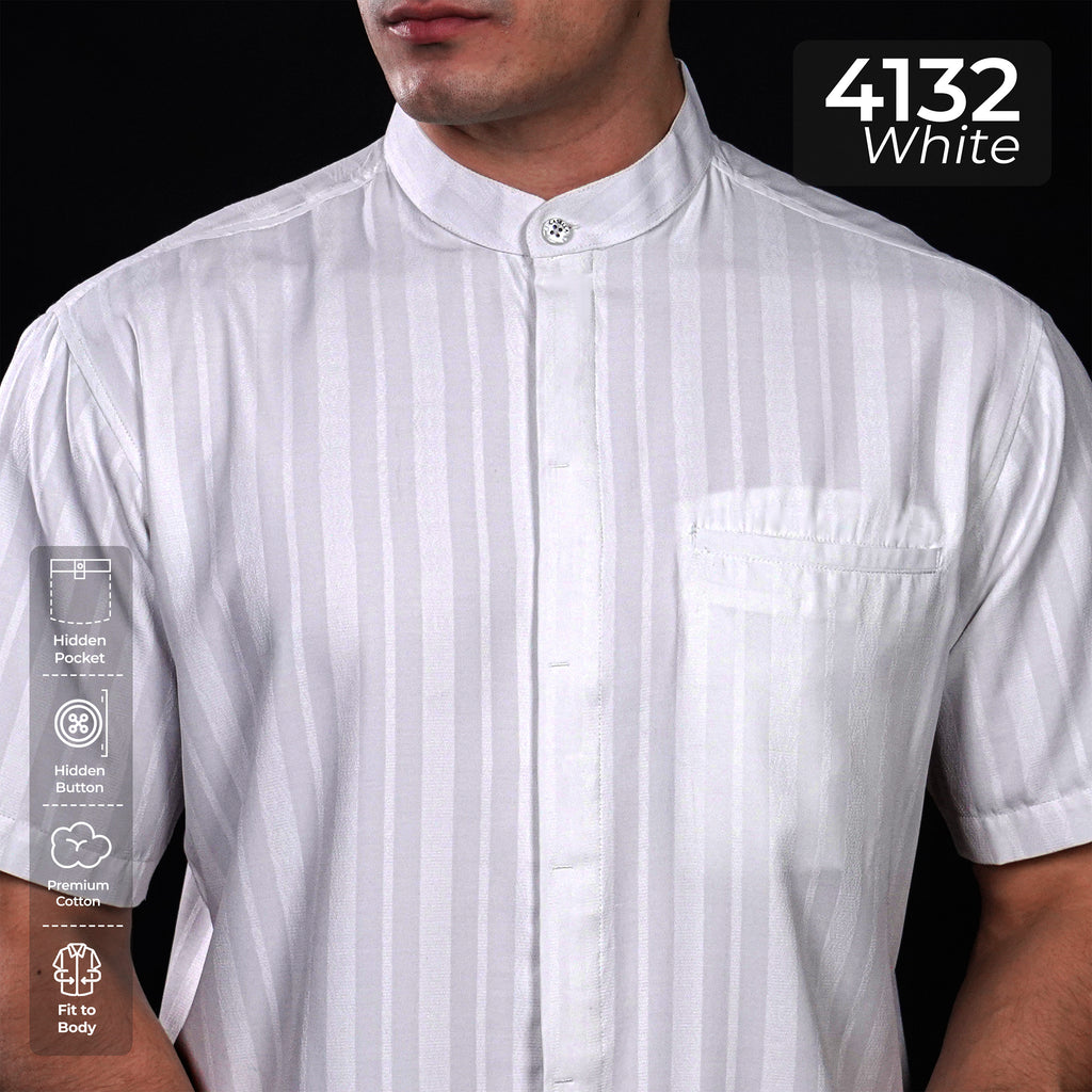 Koko Musa Lengan Pendek 4132 White