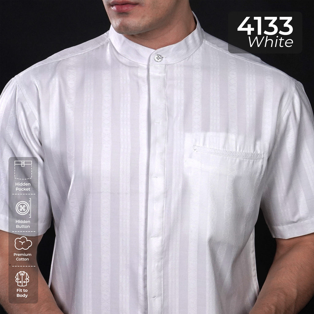 Koko Musa Lengan Pendek 4133 White