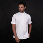 Koko Putih Amari Lengan Pendek 4140 White