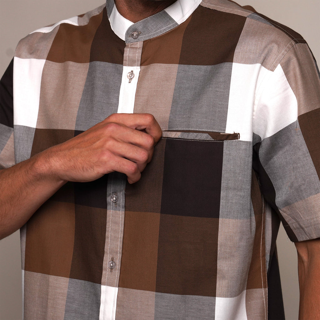 Koko Izzan Lengan Pendek 4151 Brown