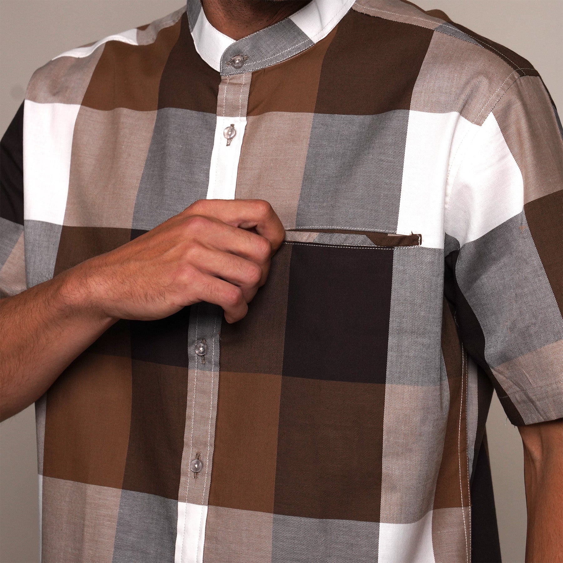 Koko Izzan Lengan Pendek 4151 Brown