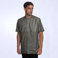 Koko Sultan Lengan Pendek 4158 Green Grey