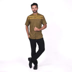 Koko Hadid Lengan Pendek 4167 Mustard