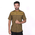 Koko Hadid Lengan Pendek 4167 Mustard