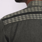 Koko Hadid Lengan Pendek 4167 Olive Grey