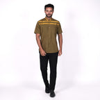 Koko Hadid Lengan Pendek 4168 Mustard