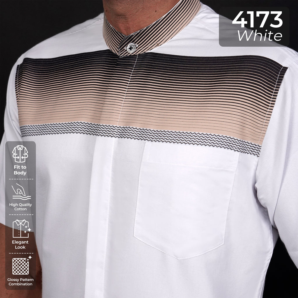 Koko Ismail Lengan Pendek 4173 White