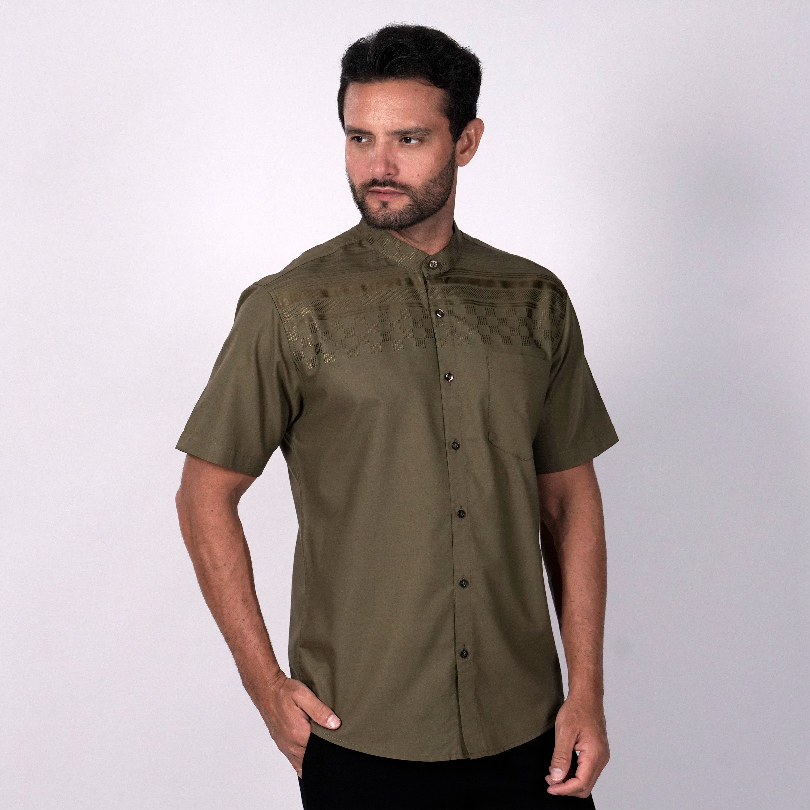 Koko Harun Lengan Pendek 4176 Grayish Brown