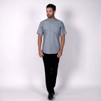 Koko Harun Lengan Pendek 4176 Blue Grey