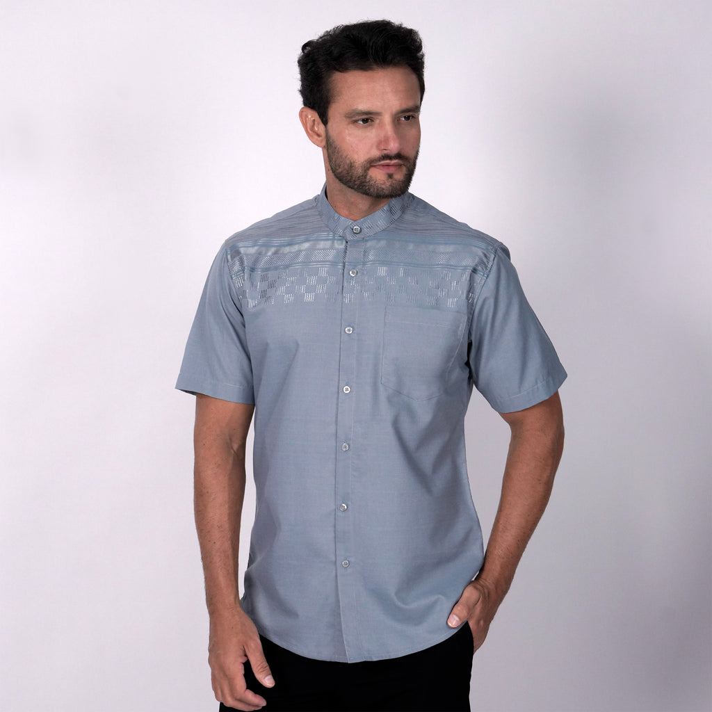 Koko Harun Lengan Pendek 4176 Blue Grey