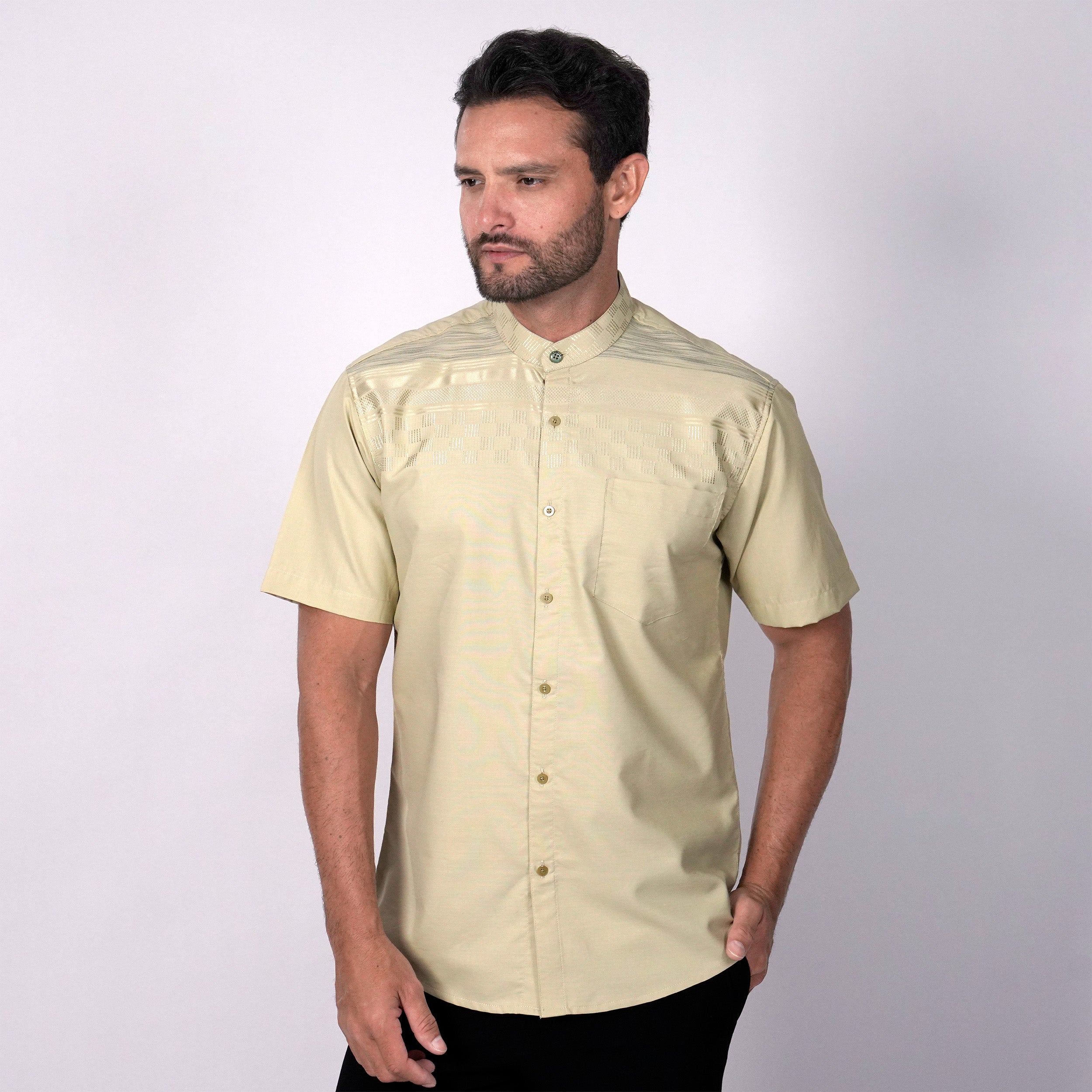 Koko Harun Lengan Pendek 4176 Sage