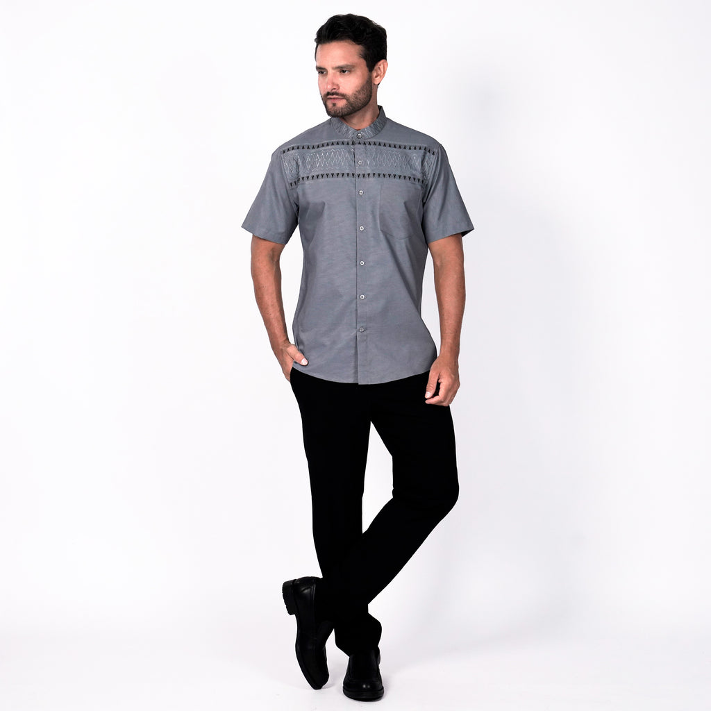 Koko Rayyan Lengan Pendek 4178 Blue Grey
