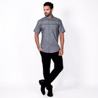Koko Rayyan Lengan Pendek 4178 Blue Grey