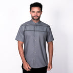 Koko Rayyan Lengan Pendek 4178 Blue Grey