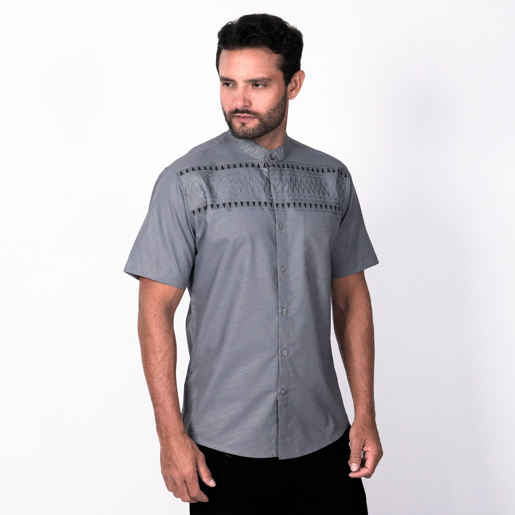 Koko Rayyan Lengan Pendek 4178 Blue Grey