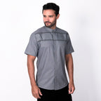 Koko Rayyan Lengan Pendek 4178 Blue Grey