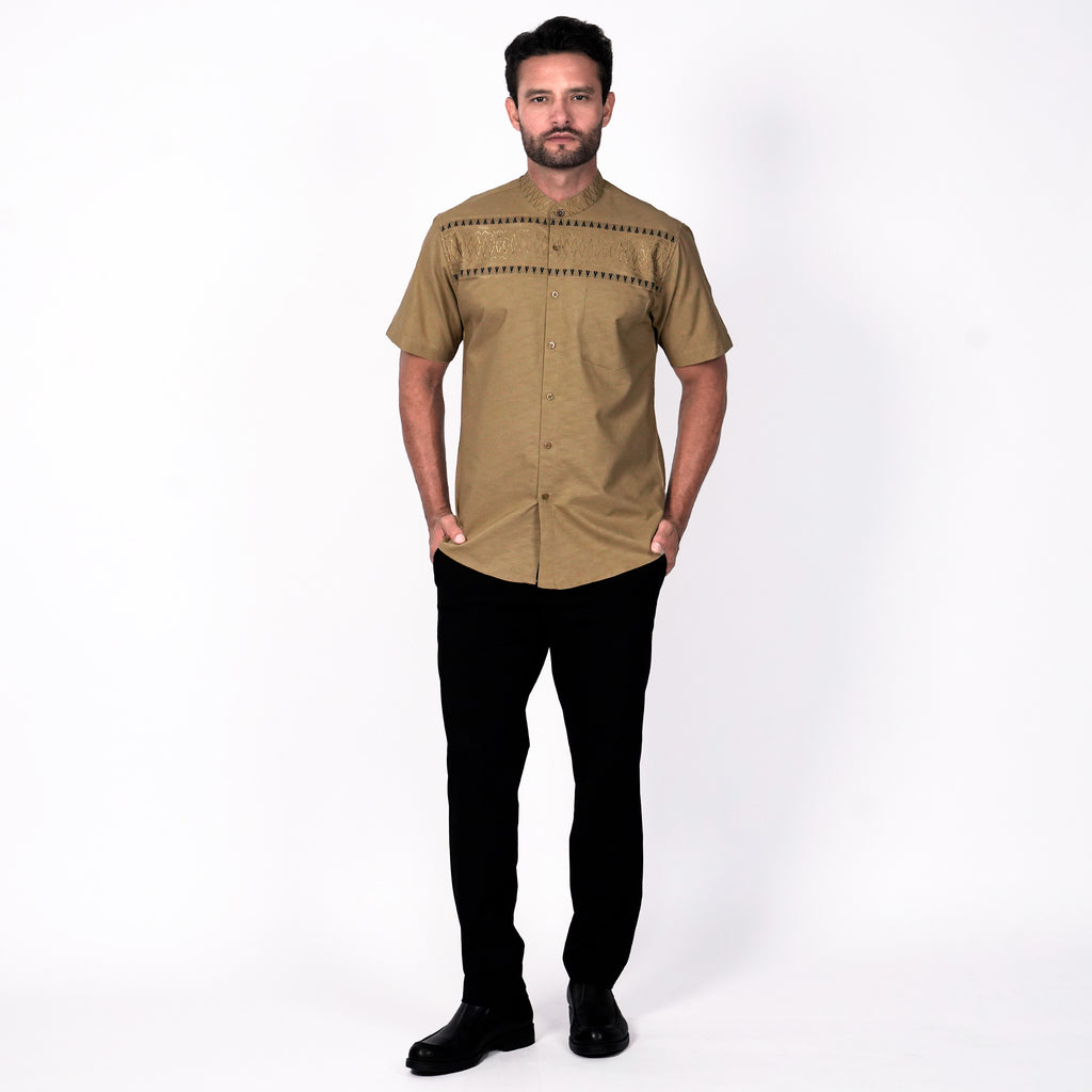 Koko Rayyan Lengan Pendek 4178 Mocca