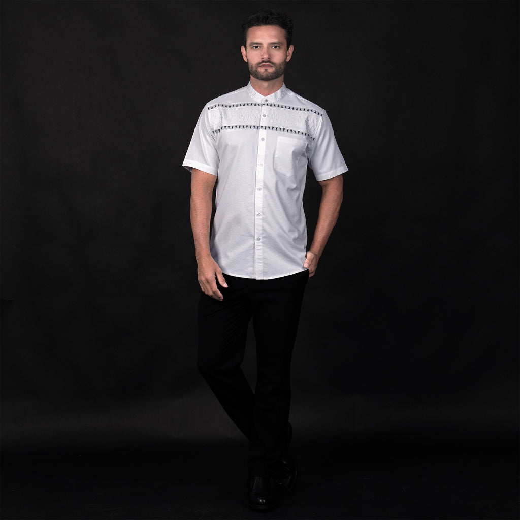 Koko Rayyan Lengan Pendek 4178 White