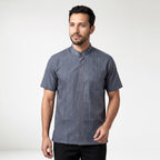 Koko Ishaq Lengan Pendek 4182 Blue Grey