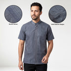 Koko Ishaq Lengan Pendek 4182 Blue Grey