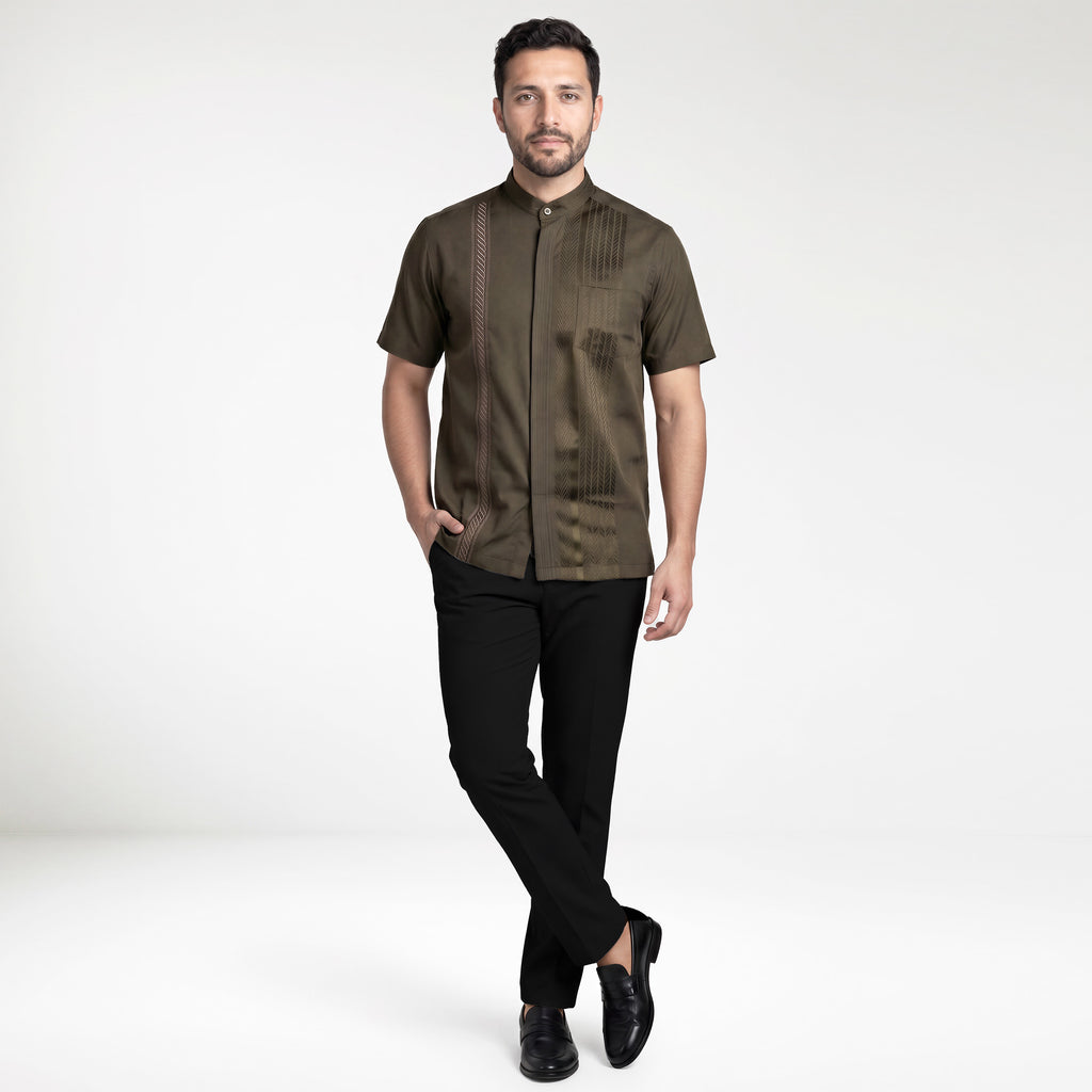 Koko Ishaq Lengan Pendek 4182 Grayish Brown