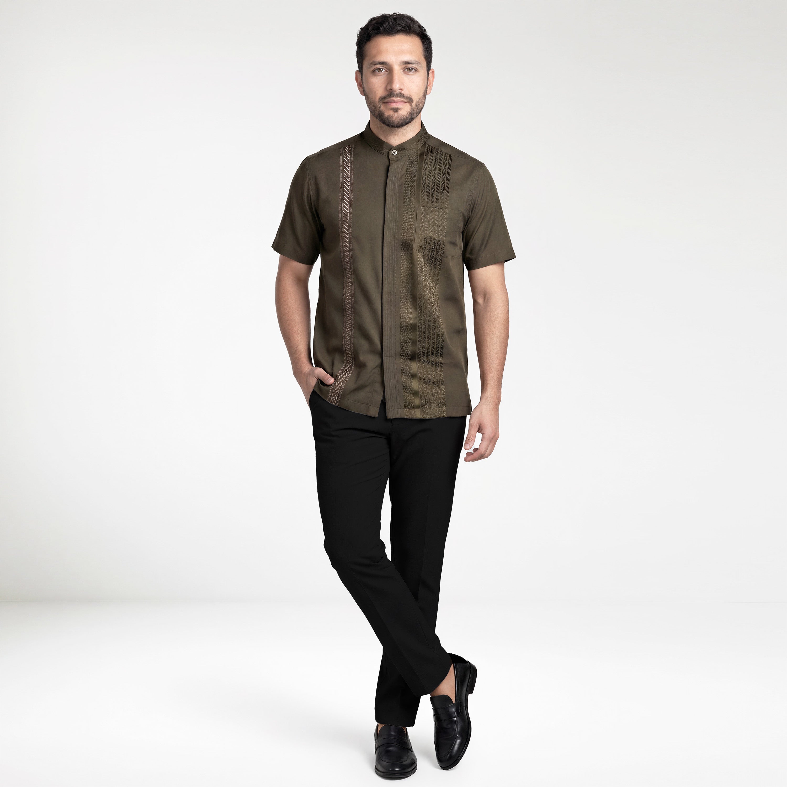Koko Ishaq Lengan Pendek 4182 Grayish Brown