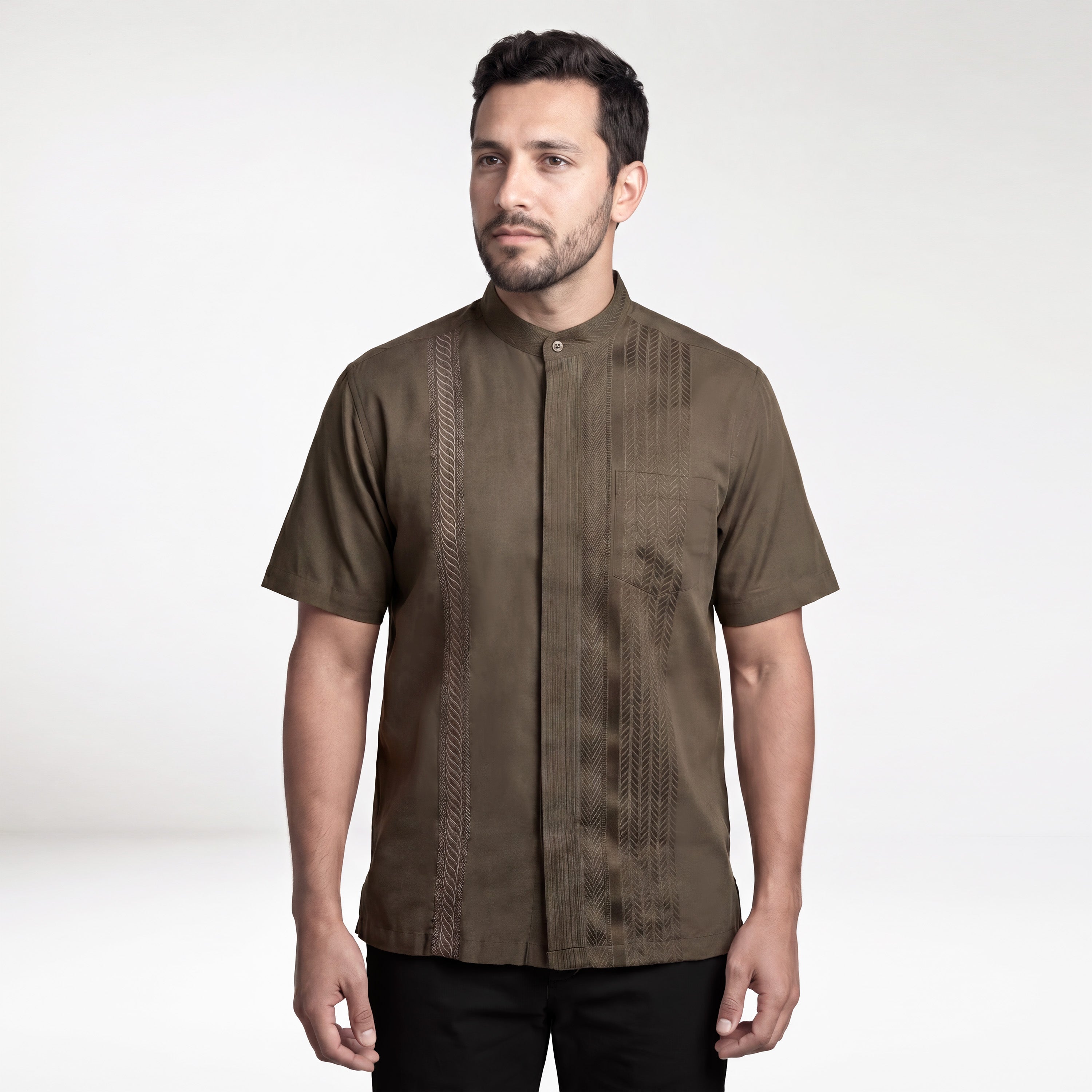 Koko Ishaq Lengan Pendek 4182 Grayish Brown