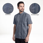 Koko Ishaq Lengan Pendek 4183 Blue Grey