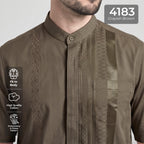 Koko Ishaq Lengan Pendek 4183 Grayish Brown