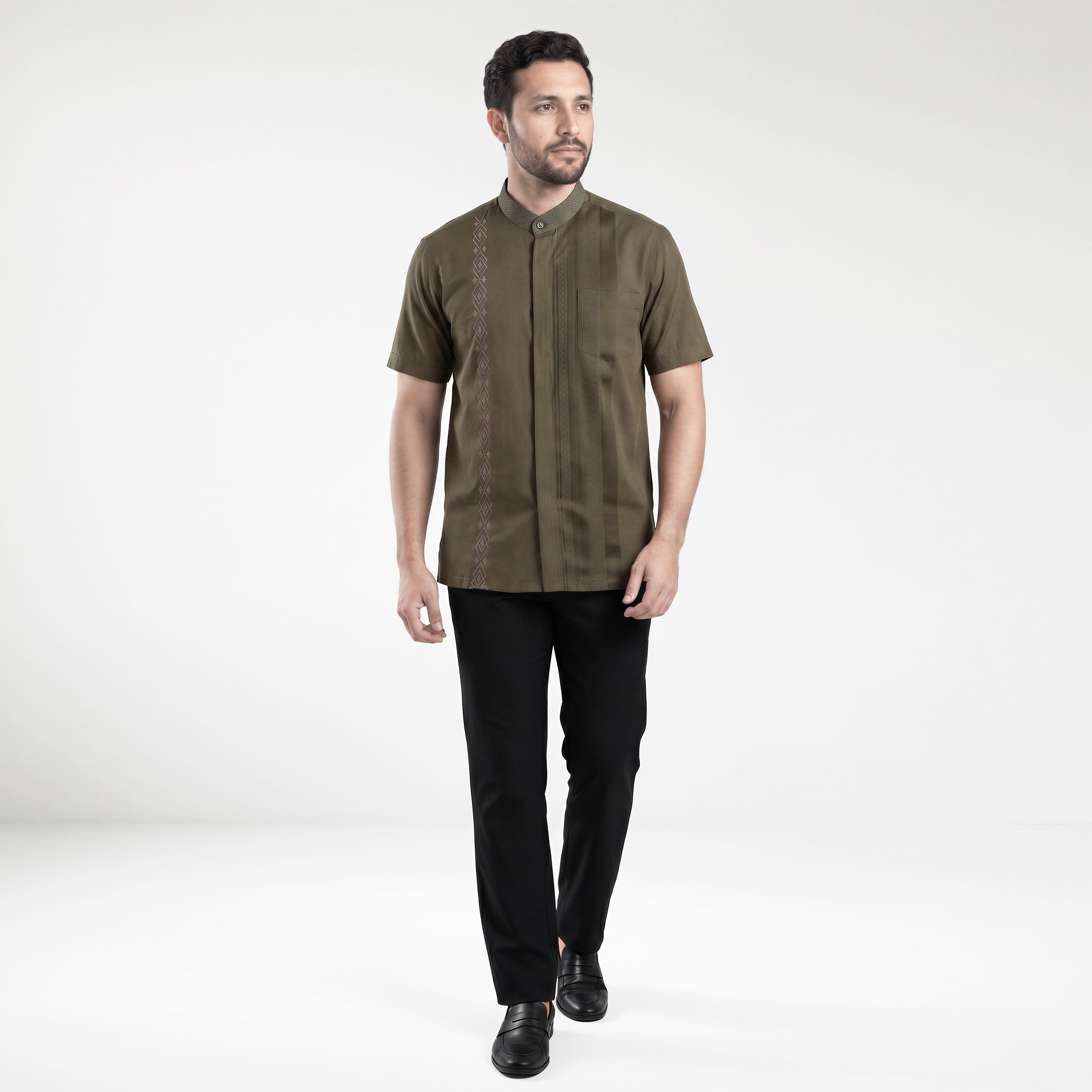 Koko Ishaq Lengan Pendek 4183 Grayish Brown