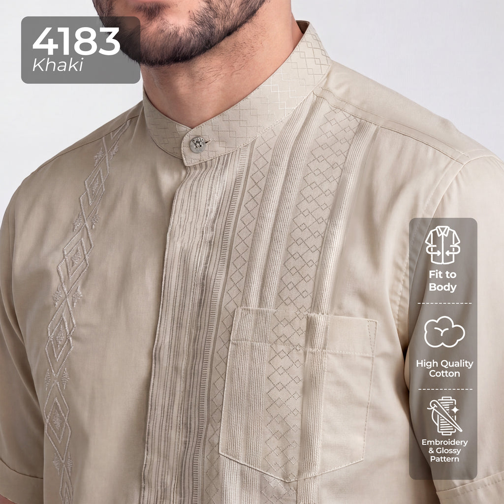 Koko Ishaq Lengan Pendek 4183 Khaki