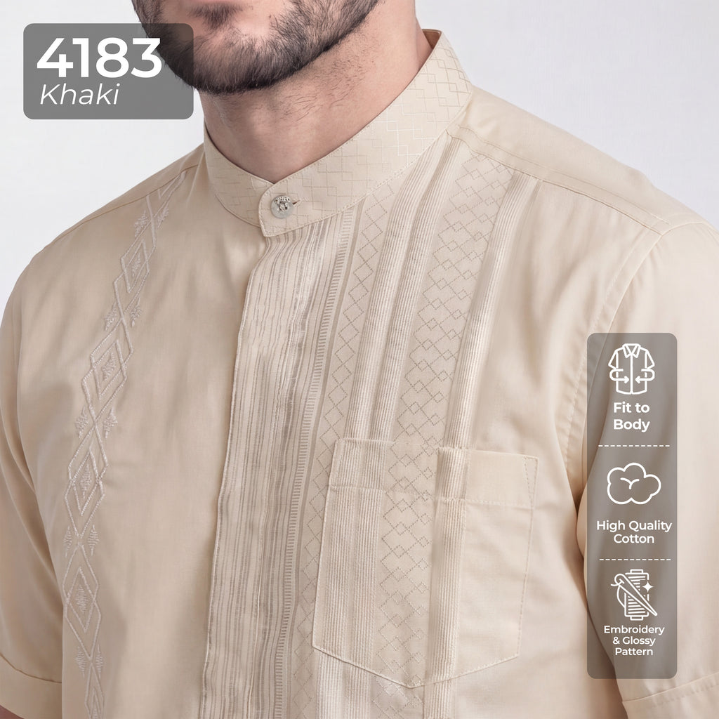 Koko Ishaq Lengan Pendek 4183 Khaki