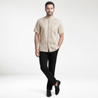 Koko Ishaq Lengan Pendek 4183 Khaki