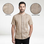 Koko Ishaq Lengan Pendek 4183 Khaki