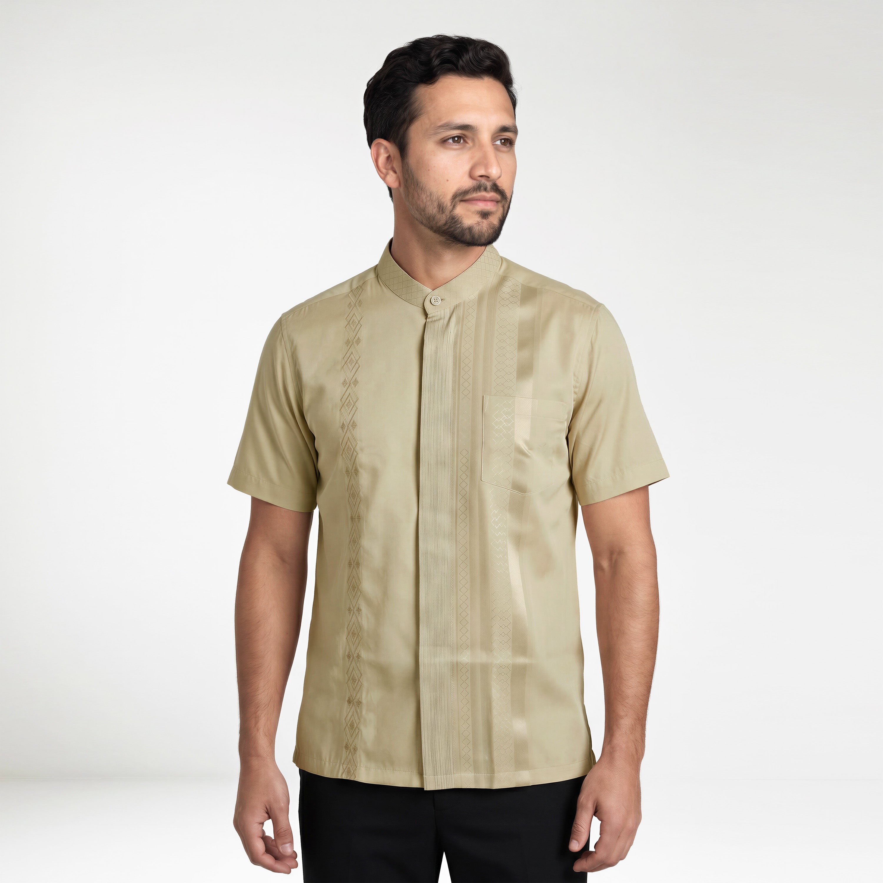 Koko Ishaq Lengan Pendek 4183 Sage