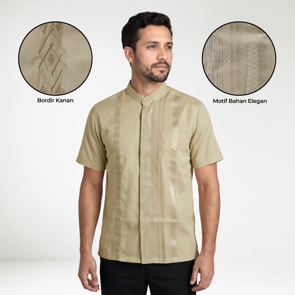 Koko Ishaq Lengan Pendek 4183 Sage