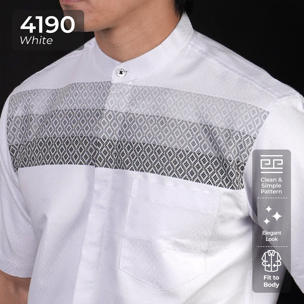Koko Ismail Lengan Pendek 4190 White