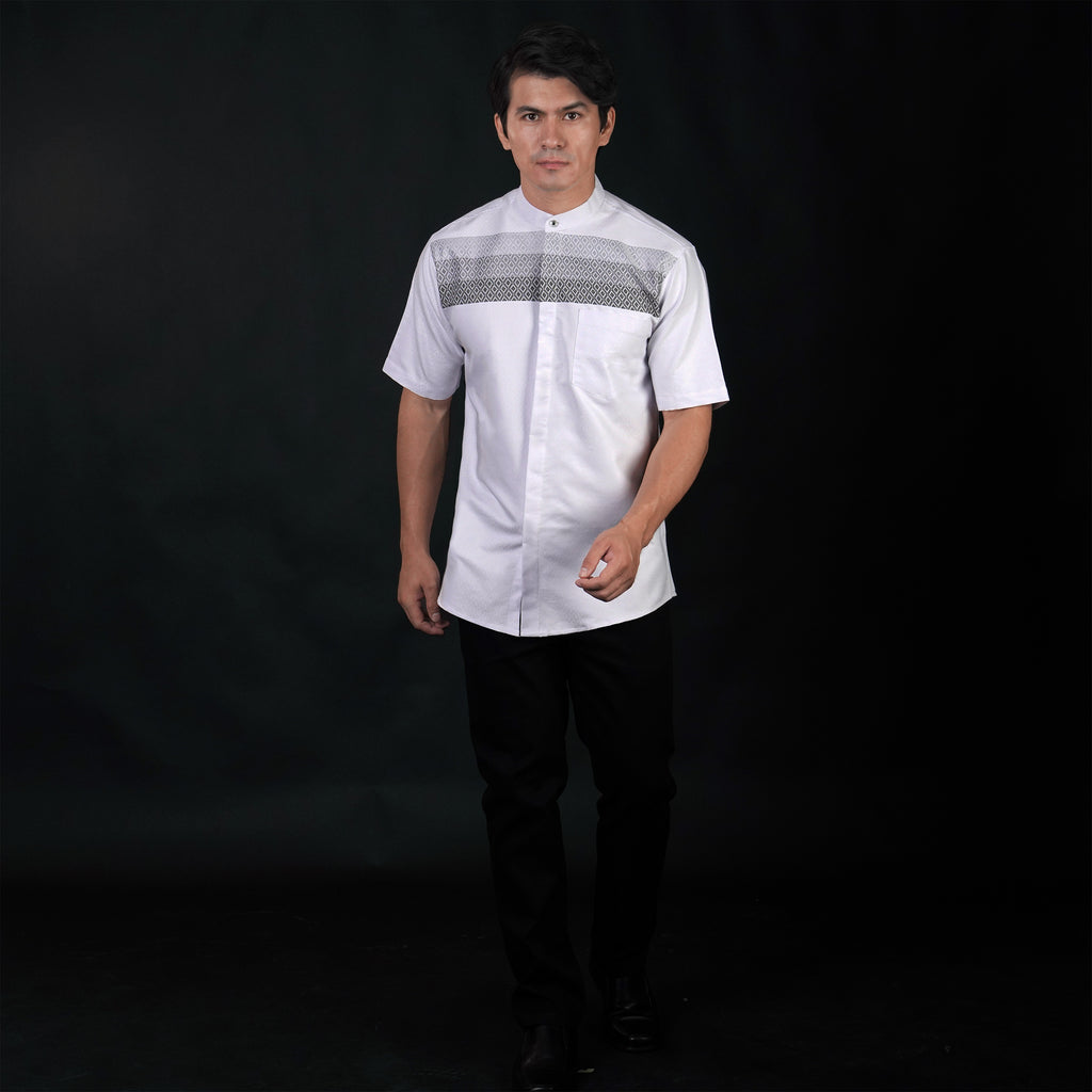 Koko Ismail Lengan Pendek 4190 White