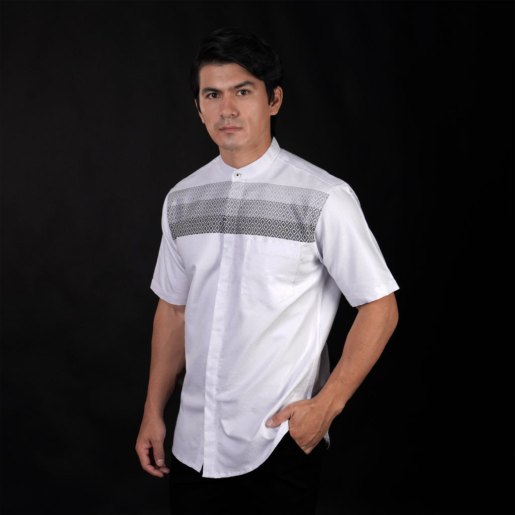 Koko Ismail Lengan Pendek 4190 White