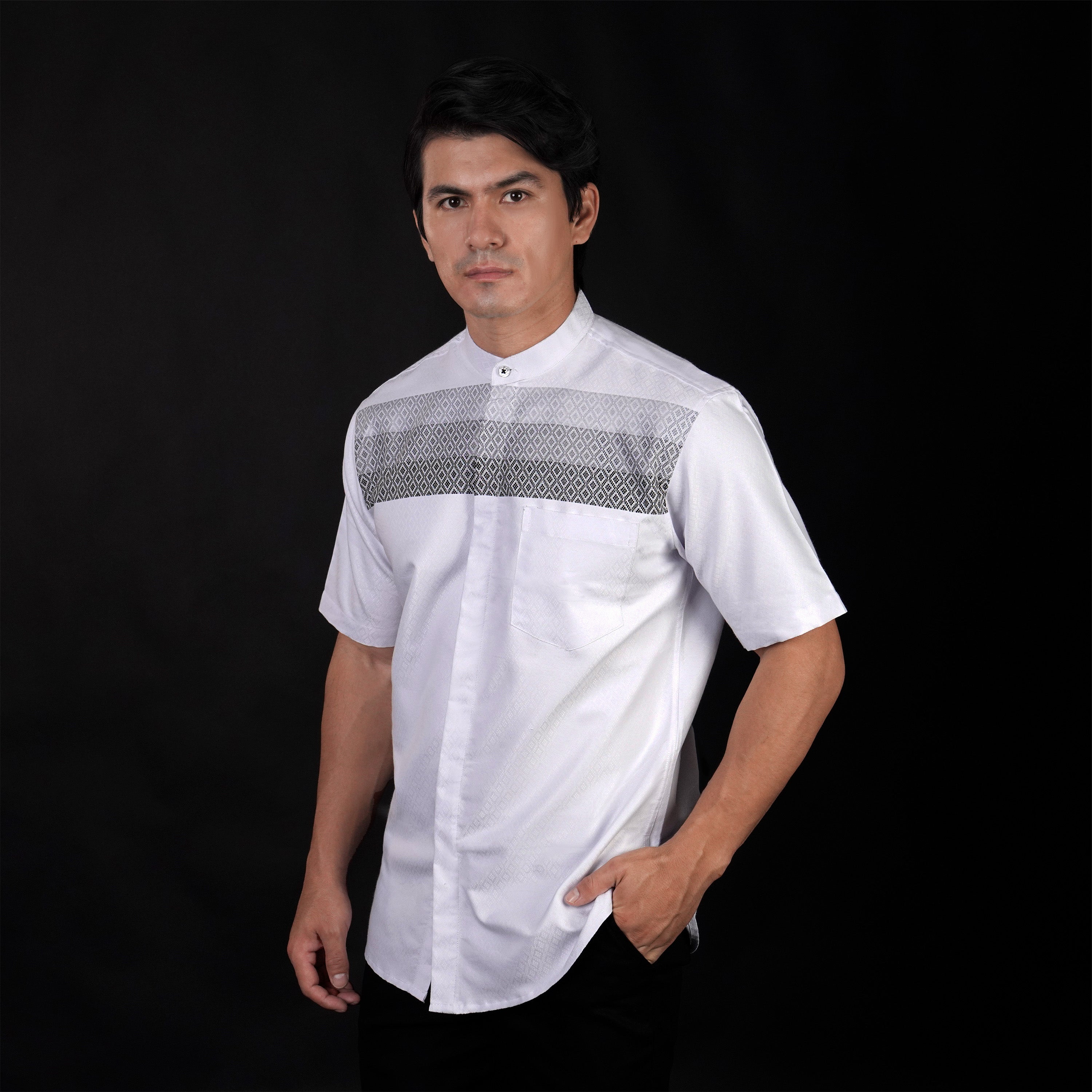 Koko Ismail Lengan Pendek 4190 White